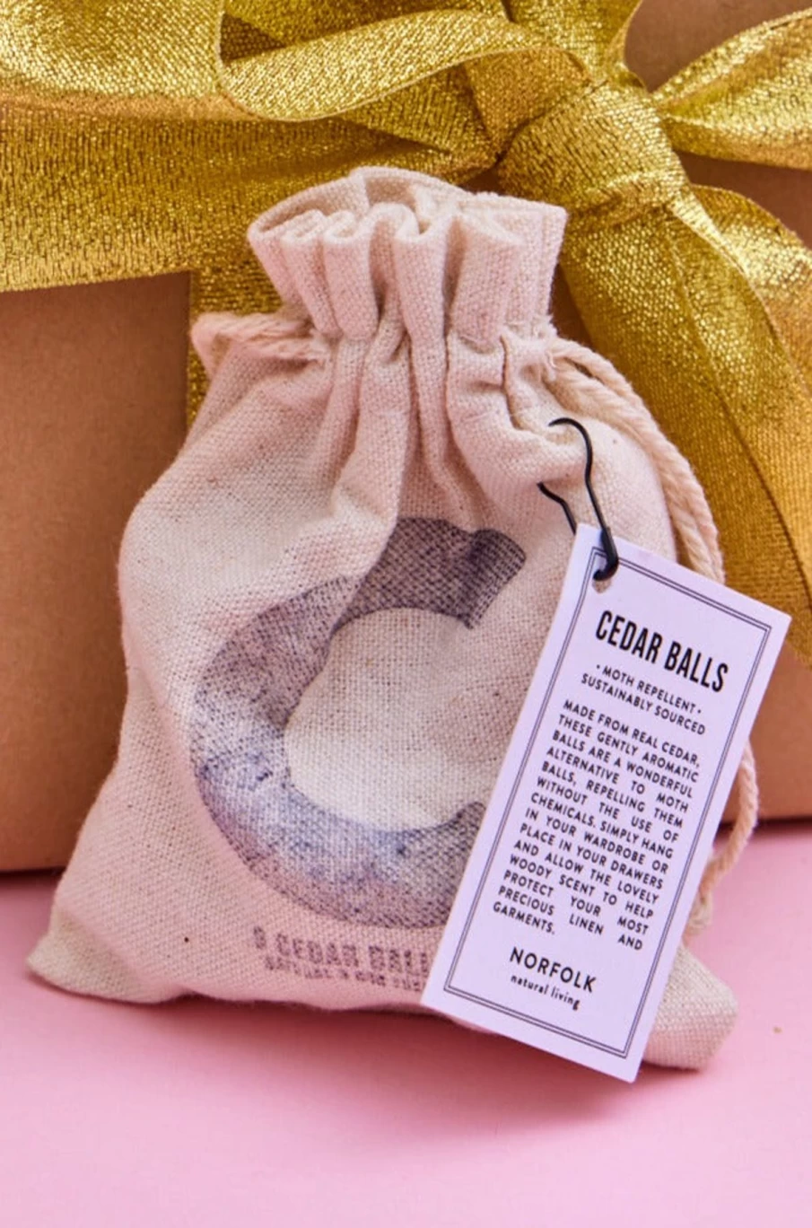 Atlantic Folk Natural Cedar Moth Repellent Balls for Closet Protection - Eco-Friendly Anti-Moth Solution