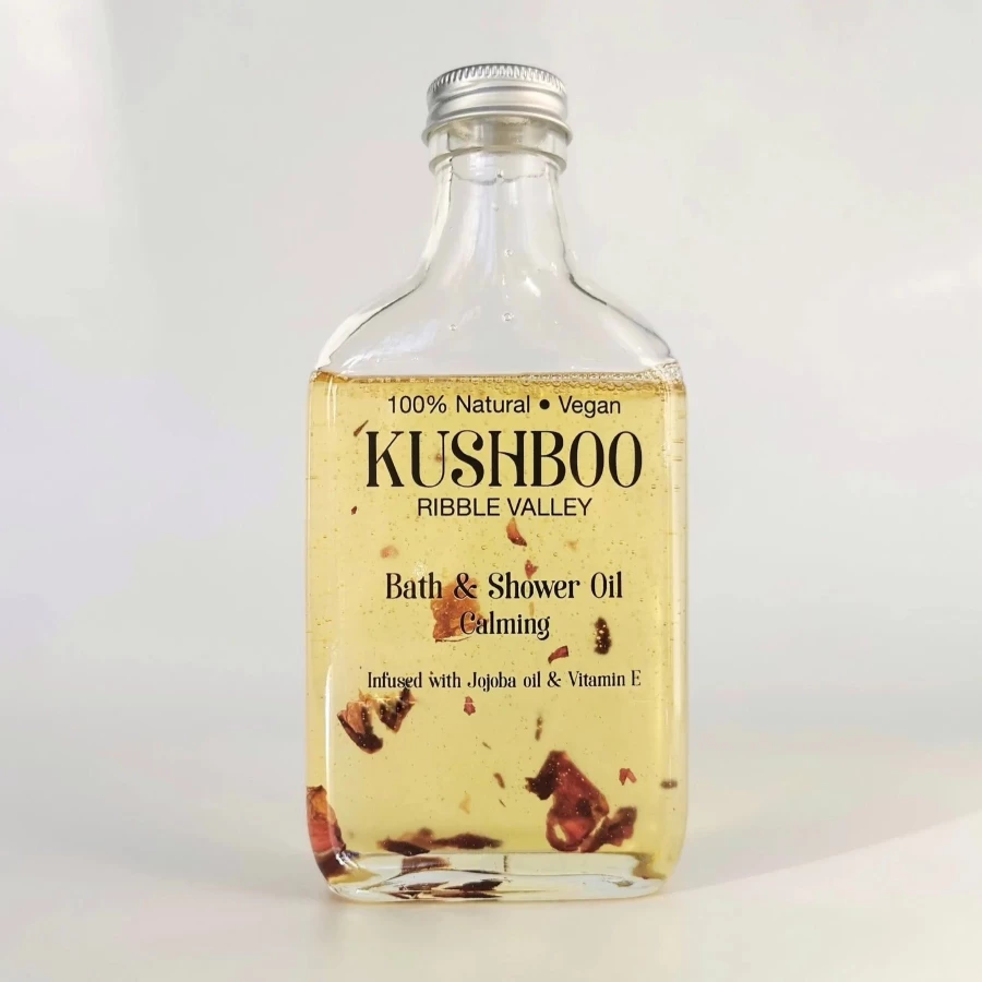 Kushboo Calming Bath & Shower Oil - Relaxing Aromatherapy for Stress Relief