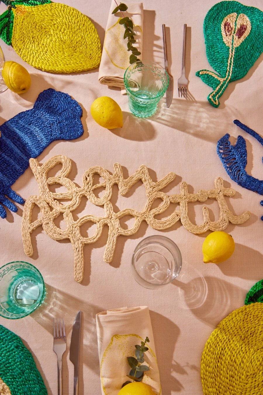 The Jacksons Natural Bon Appetit Placemat - Eco-Friendly Table Setting for Stylish Dining
