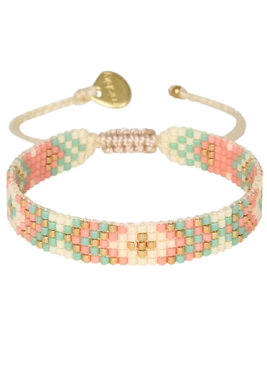 Mishky Delicate Pastel Diamond Tennis Bracelet for Women - Elegant Rose Gold Plated Cubic Zirconia Gift