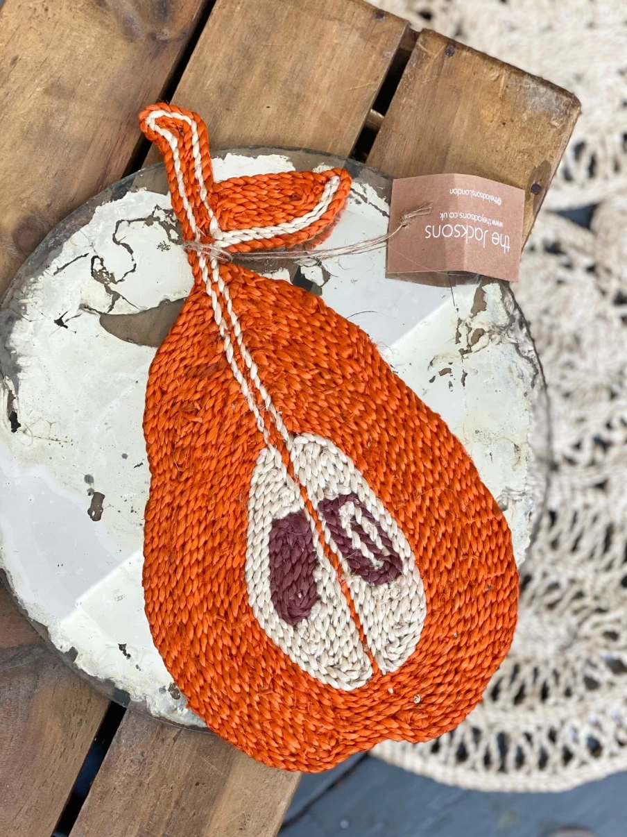 The Jacksons Orange Pear Design Placemat - Durable & Stylish Table Setting Accessory