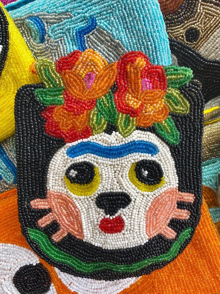 The Jacksons Frida Cat Coin Purse - Stylish Feline-Themed Wallet for Women & Girls
