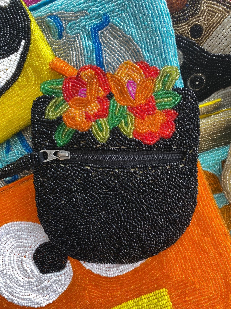The Jacksons Frida Cat Coin Purse - Stylish Feline-Themed Wallet for Women & Girls