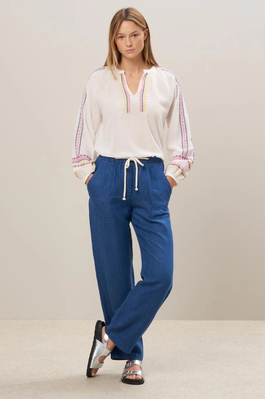 HARTFORD Women's Poma Trousers - Comfortable & Stylish Casual Pants