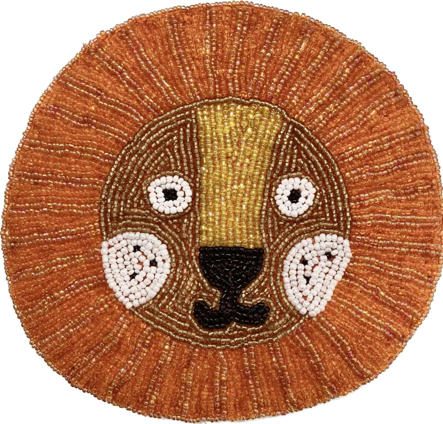 "The Jacksons Lion Design Premium Leather Coin Purse – Stylish & Compact Wallet for Coins"