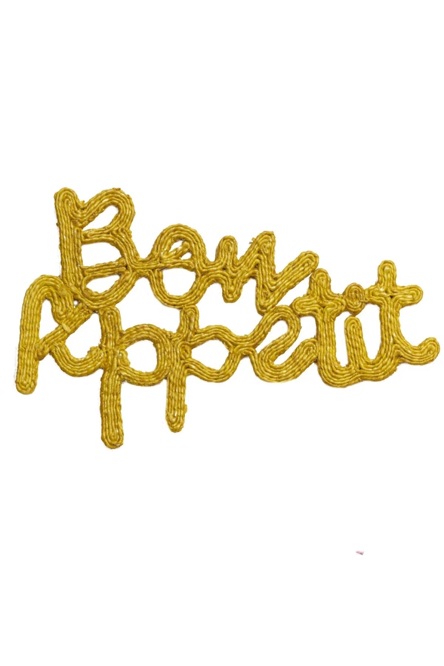 The Jacksons Yellow Bon Appetit Placemat - Waterproof & Non-Slip Dining Table Mat for Stylish Decor