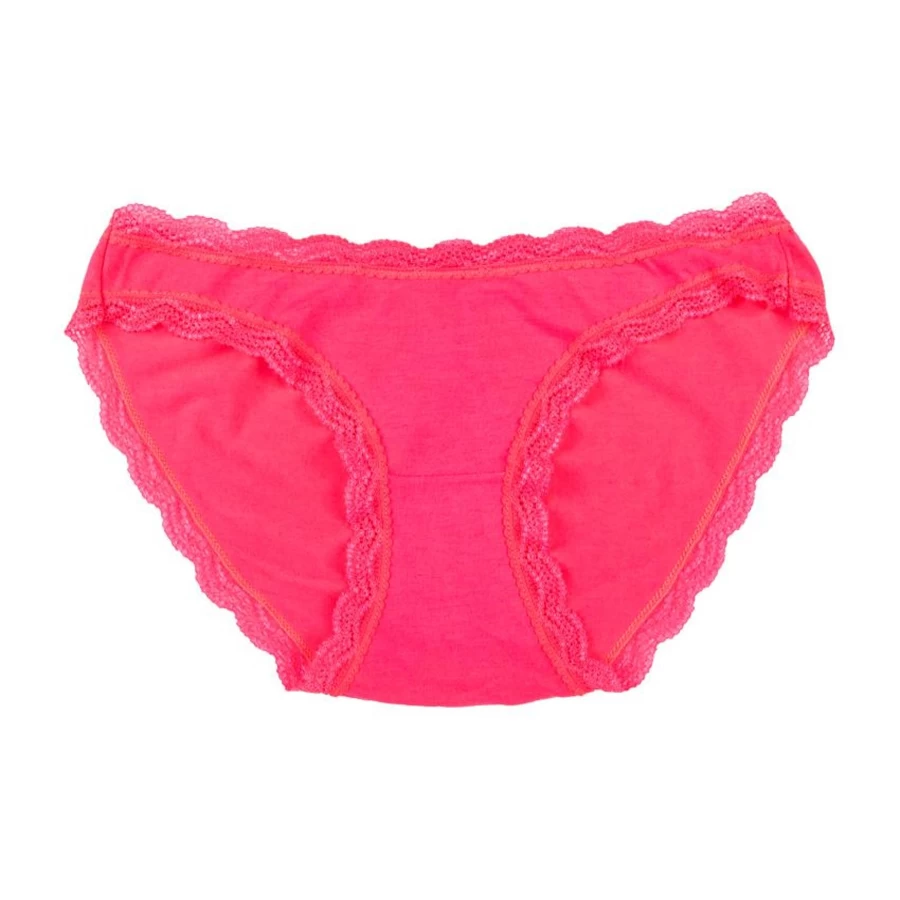 Stripe and Stare Women's Hot Pink Knickers - Comfortable Cotton Underwear