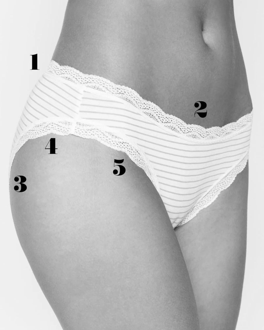 Stripe and Stare Women's Hot Pink Knickers - Comfortable Cotton Underwear