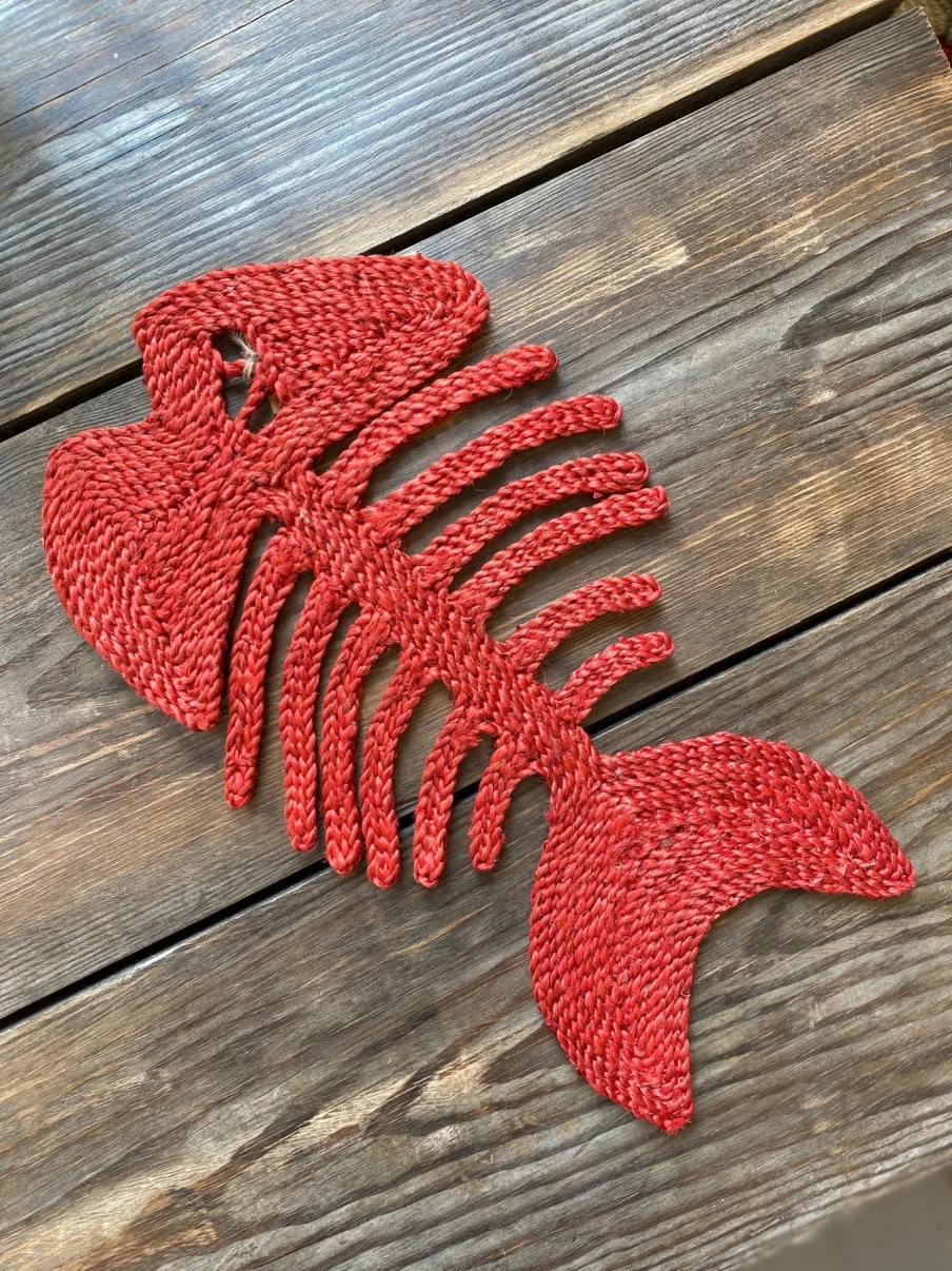 The Jacksons Red Fish Design Non-Slip Placemat for Dining Table