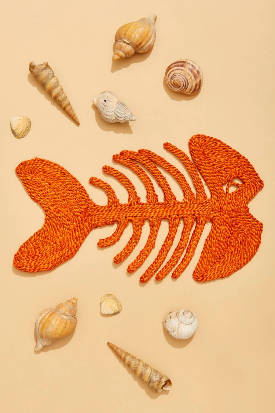 "The Jacksons Orange Fish Design Silicone Placemat – Non-Slip & Eco-Friendly"