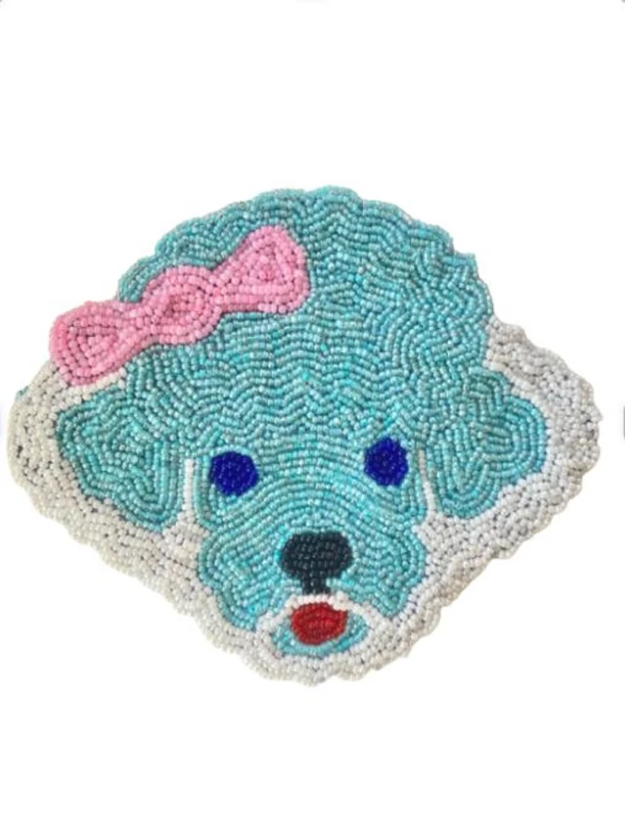 "The Jacksons Pink Bow Poodle Coin Purse – Cute Dog Design Wallet for Women & Girls"
