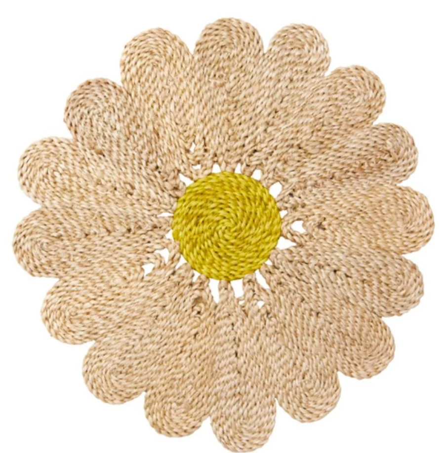 The Jacksons Yellow Daisy Floral Table Placemat - Decorative Kitchen Dining Mat