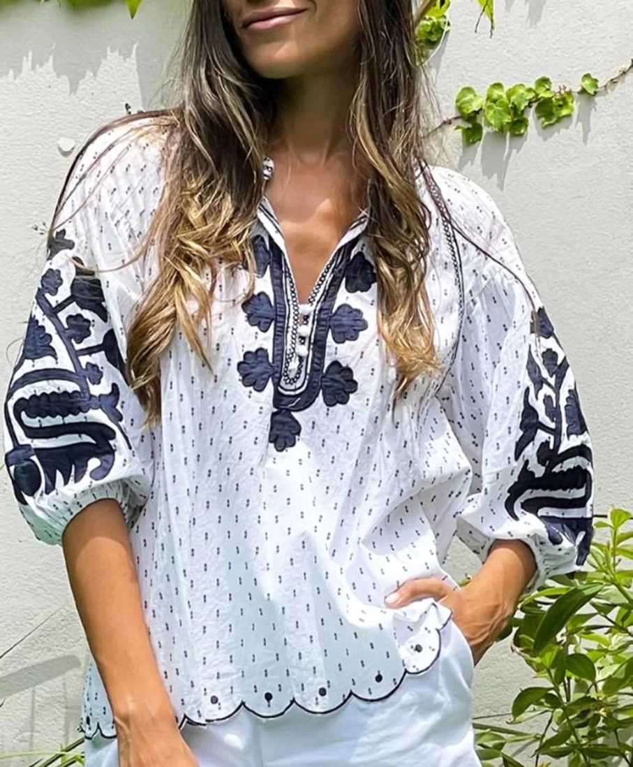 Rose and Rose Women's Ferrara Shirt - Elegant Blouse for Women