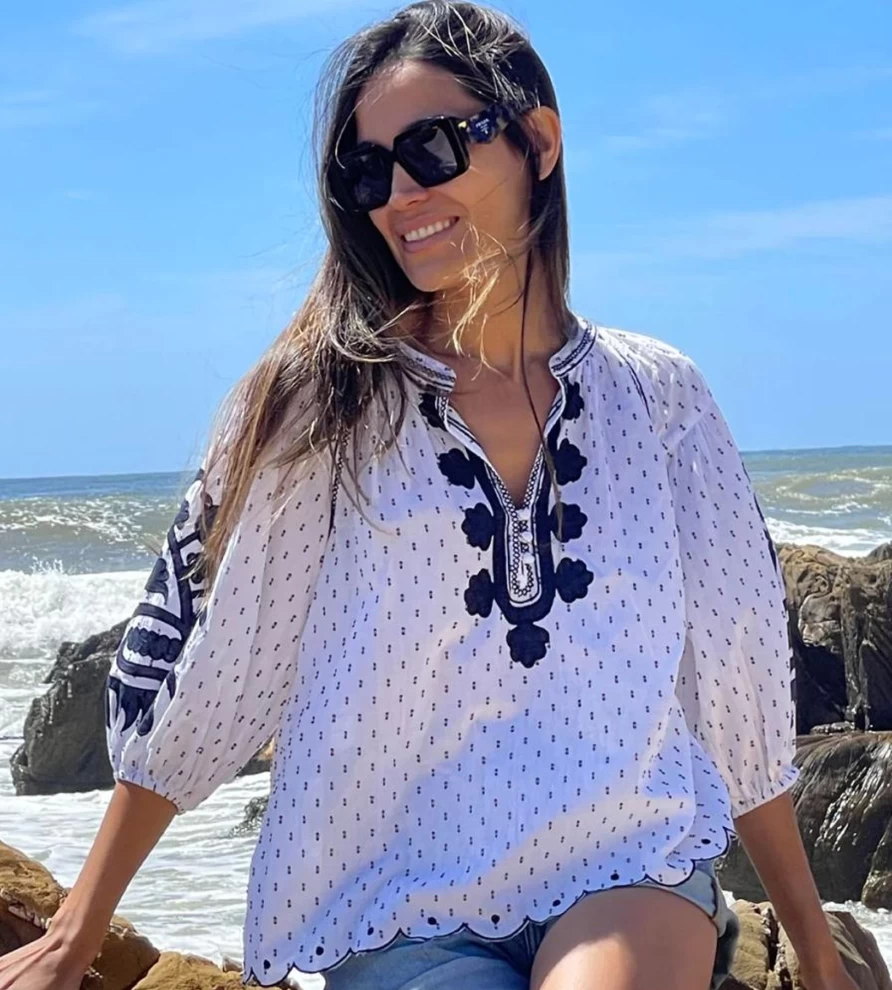 Rose and Rose Women's Ferrara Shirt - Elegant Blouse for Women