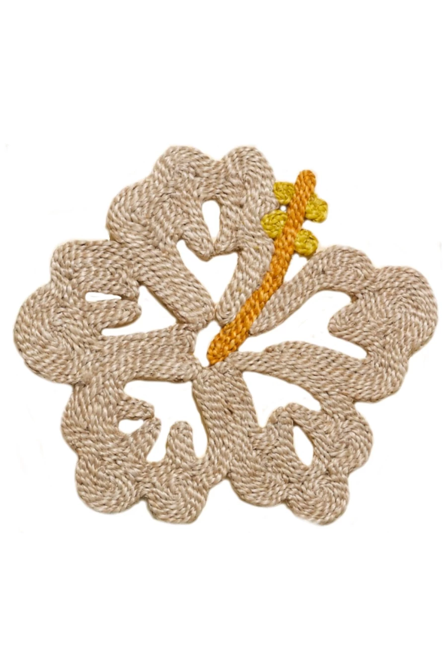 The Jacksons Natural Hibiscus Placemat - Eco-Friendly Table Setting Decor