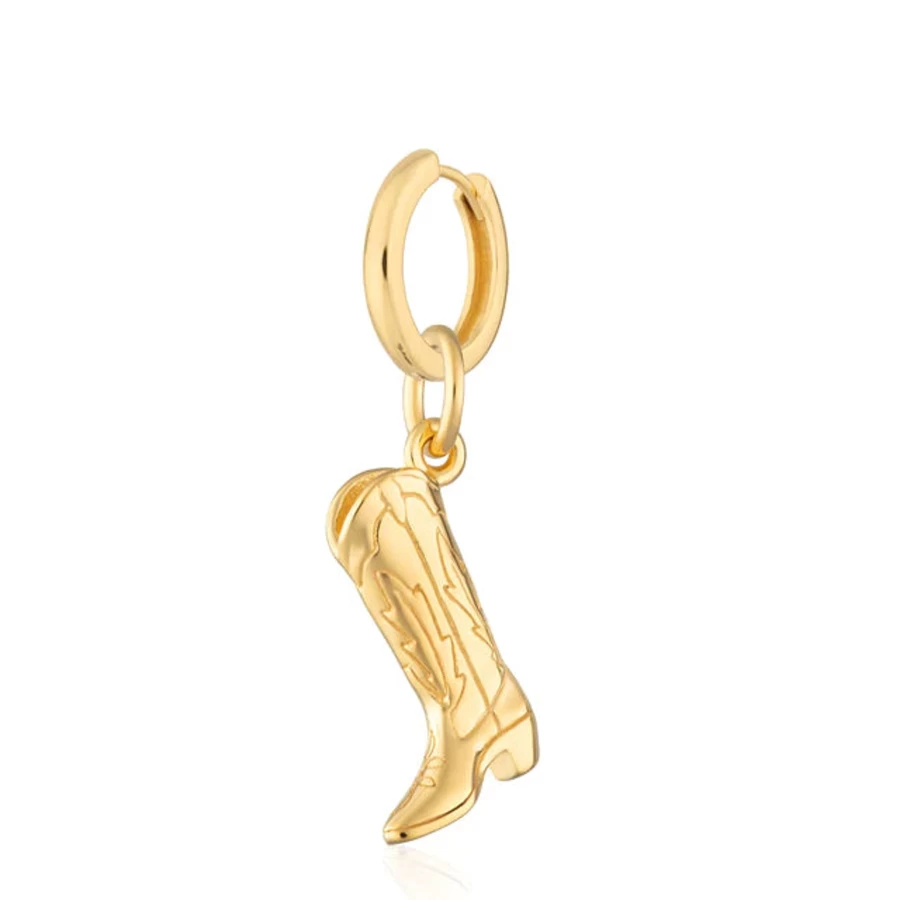 Scream Pretty Cowboy Boot Western Hoop Earrings for Women Stylish Boho Dangle Charm Jewelry