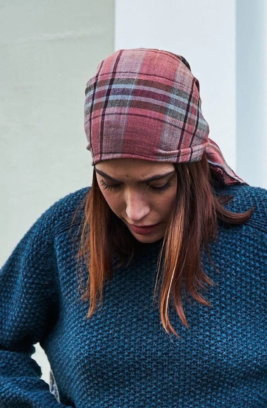 Hartford Wool Muted Tartan Scarf - Classic Plaid Pattern, Soft & Warm Winter Accessory