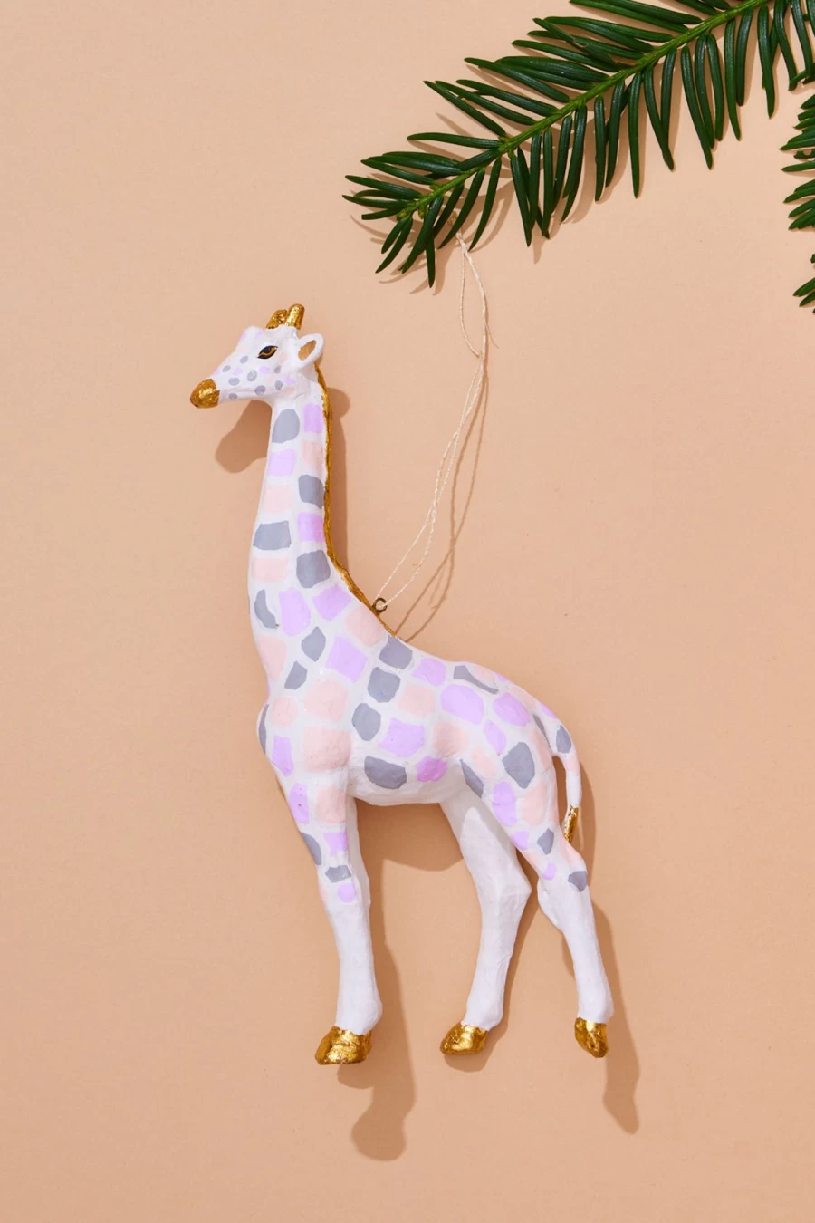 Cody Foster Pastel Giraffe Ornament - Handmade Decorative Figurine for Home & Gifts