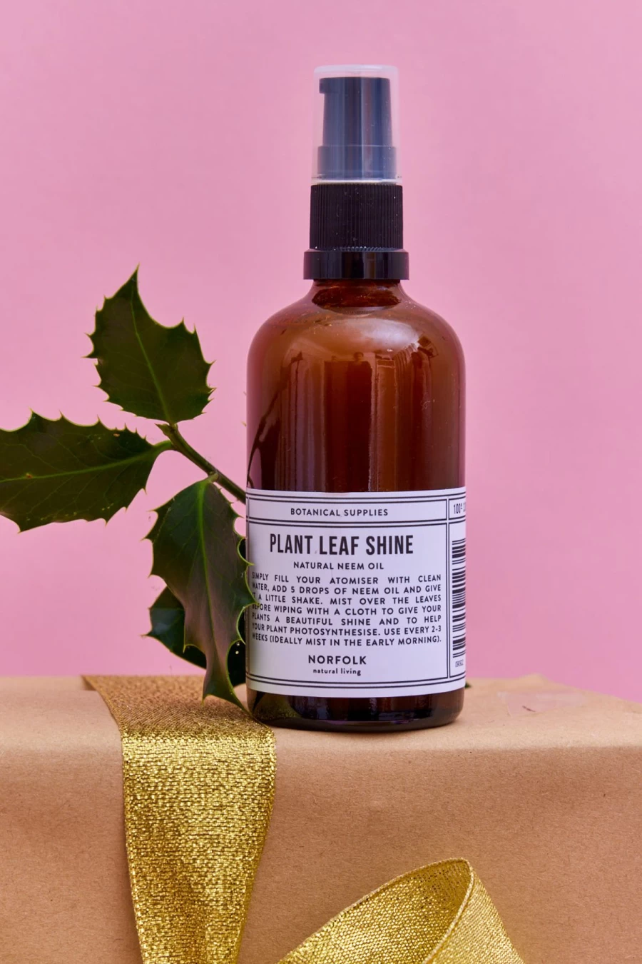 Atlantic Folk Premium Plant Leaf Shine Spray - 100ml Natural Leaf Polish for Indoor & Outdoor Plants - Enhances Shine & Protects Foliage