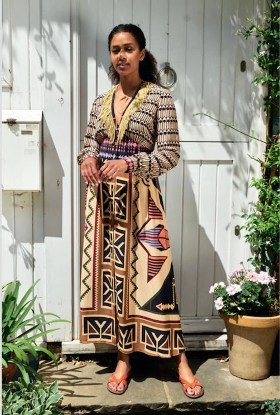 Volantis Women's Native Dress - Stylish & Authentic Wagon Design