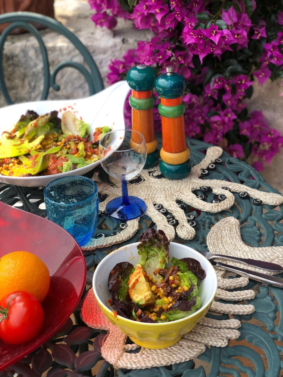 The Jacksons Natural Fish-Themed Placemat for Dining Table Decor