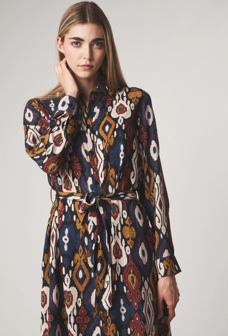 Stella Forest Women's Heloise Casual Chic Shirt Dress for Everyday Wear
