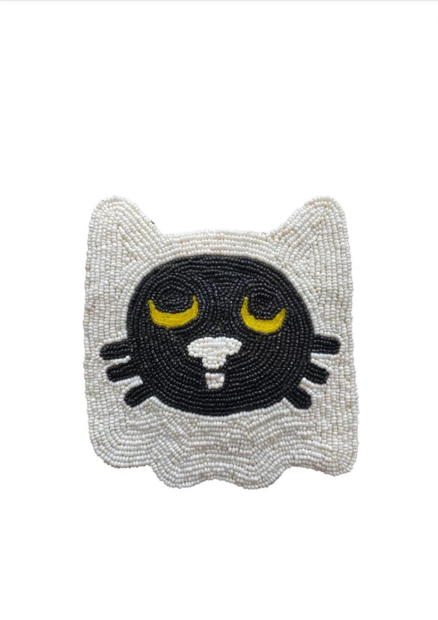 The Jacksons Ghost Cat Coin Purse - Cute Feline Wallet for Collectors