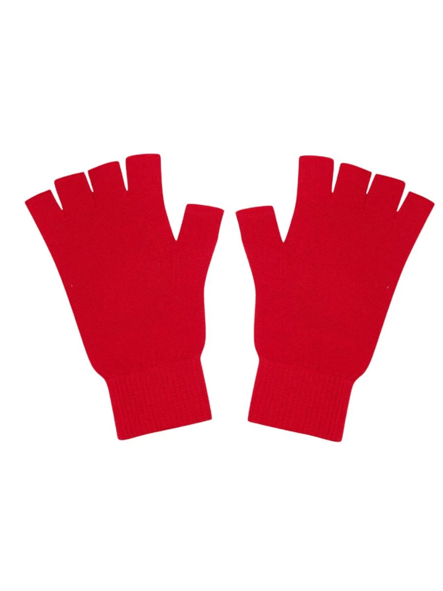 "Jumper 1234 Cashmere Fingerless Gloves – Soft Warm Unisex Winter Gloves for Men & Women"