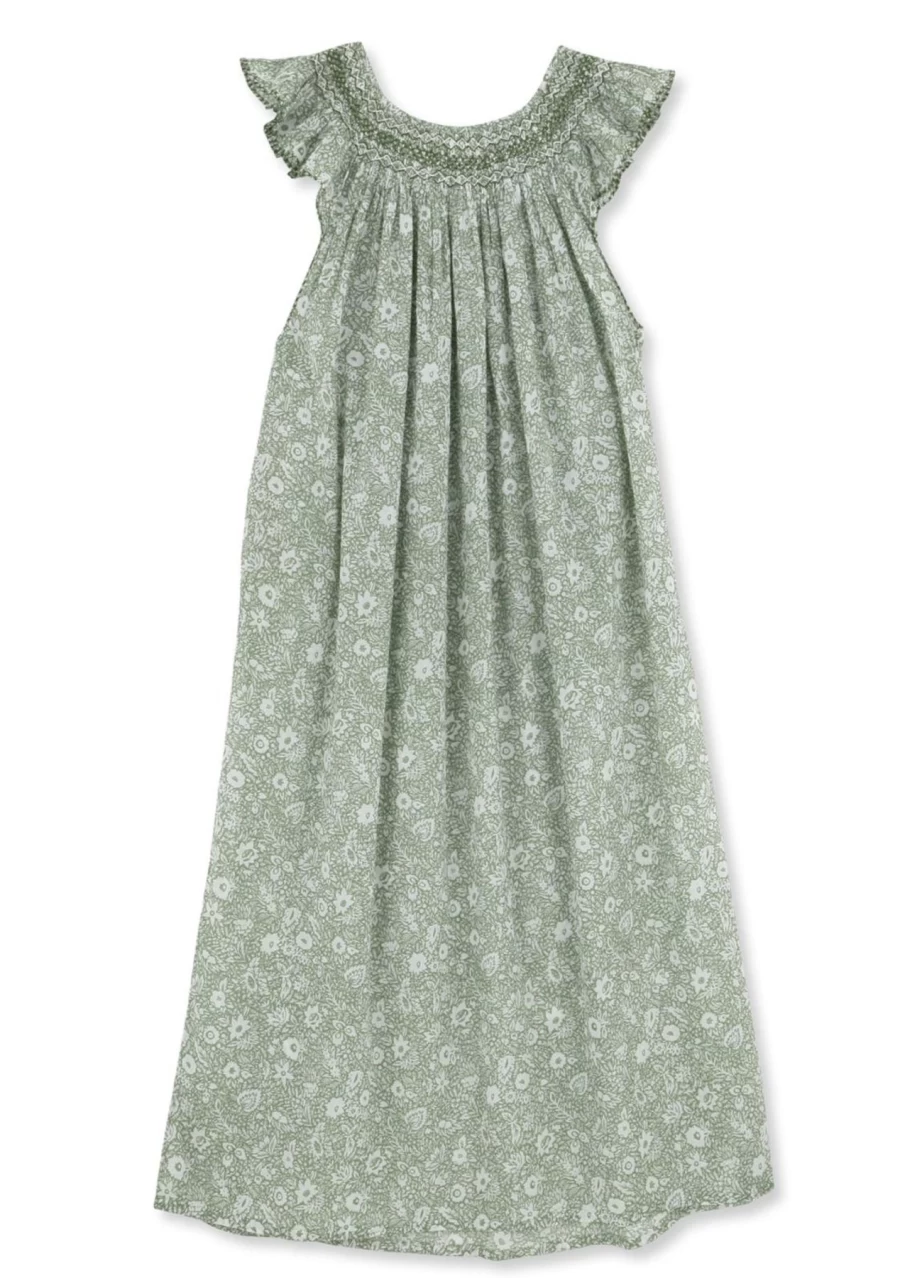 Scarlette Ateliers Women's Victor Green Nightgown - Soft Comfortable Sleepwear