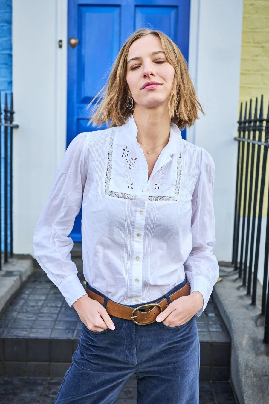 "Dilli Grey Women's Mila Shirt – Stylish & Comfortable Blouse for Everyday Wear"